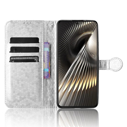 For Xiaomi Redmi Turbo 3 5G / Poco F6 5G Leather Case 3 Card Holder Slots Dots Pattern Phone Cover