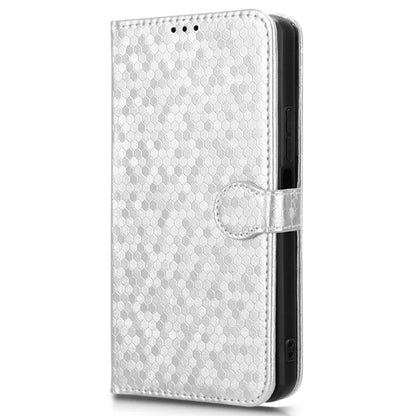 For Xiaomi Redmi Turbo 3 5G / Poco F6 5G Leather Case 3 Card Holder Slots Dots Pattern Phone Cover