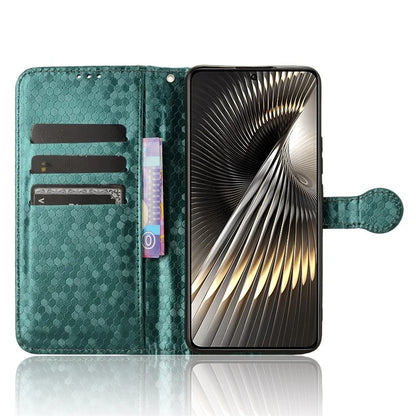 For Xiaomi Redmi Turbo 3 5G / Poco F6 5G Leather Case 3 Card Holder Slots Dots Pattern Phone Cover