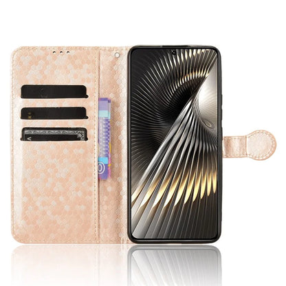 For Xiaomi Redmi Turbo 3 5G / Poco F6 5G Leather Case 3 Card Holder Slots Dots Pattern Phone Cover