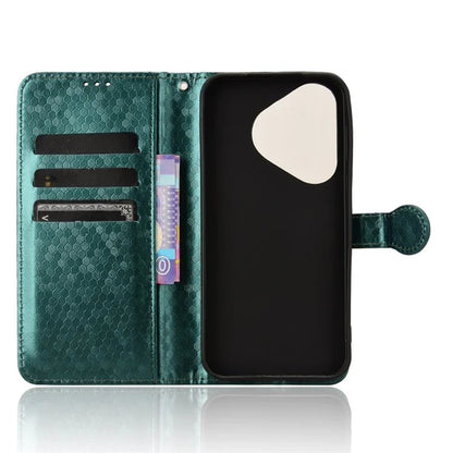 For Huawei Pura 70 Case PU Leather Dots Pattern Wallet Purse Phone Cover