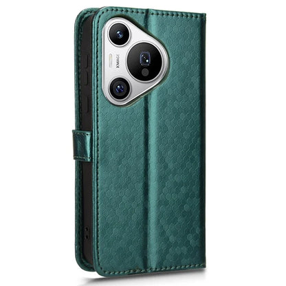 For Huawei Pura 70 Case PU Leather Dots Pattern Wallet Purse Phone Cover
