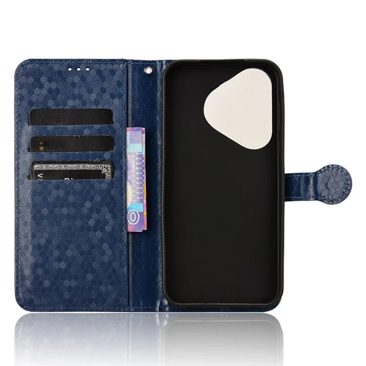 For Huawei Pura 70 Case PU Leather Dots Pattern Wallet Purse Phone Cover