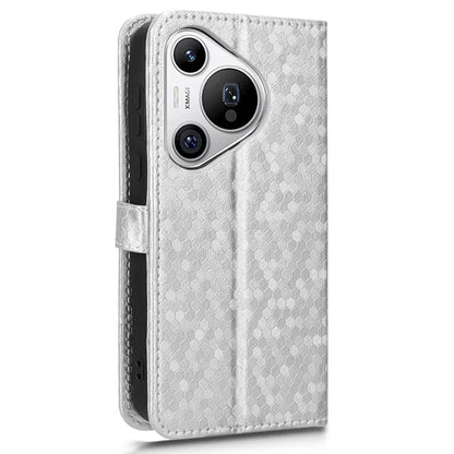 For Huawei Pura 70 Case PU Leather Dots Pattern Wallet Purse Phone Cover