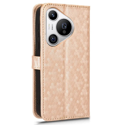 For Huawei Pura 70 Case PU Leather Dots Pattern Wallet Purse Phone Cover