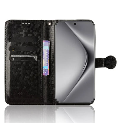 For Huawei Pura 70 Case PU Leather Dots Pattern Wallet Purse Phone Cover