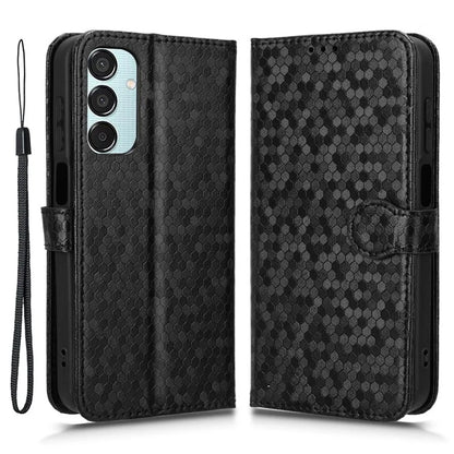For Samsung Galaxy F15 5G / M15 5G Case Dots Imprinted Card Slot Bump Proof Phone Cover
