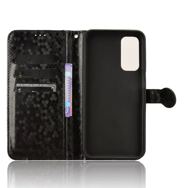 For Samsung Galaxy F15 5G / M15 5G Case Dots Imprinted Card Slot Bump Proof Phone Cover