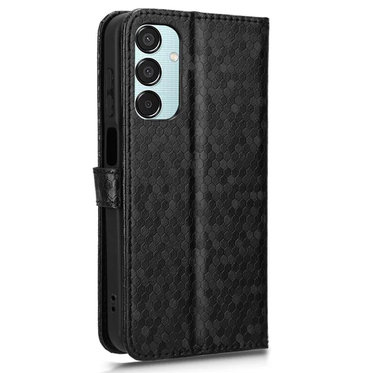 For Samsung Galaxy F15 5G / M15 5G Case Dots Imprinted Card Slot Bump Proof Phone Cover