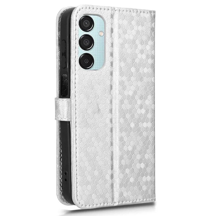 For Samsung Galaxy F15 5G / M15 5G Case Dots Imprinted Card Slot Bump Proof Phone Cover