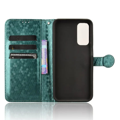 For Samsung Galaxy F15 5G / M15 5G Case Dots Imprinted Card Slot Bump Proof Phone Cover