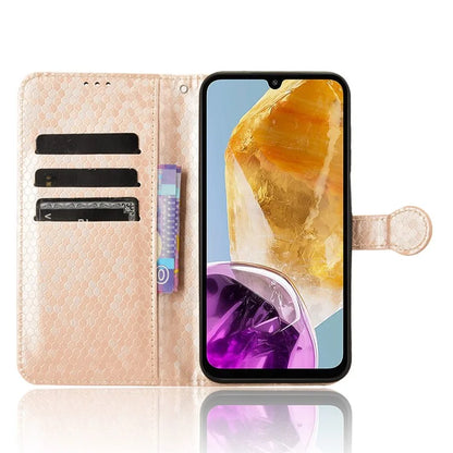 For Samsung Galaxy F15 5G / M15 5G Case Dots Imprinted Card Slot Bump Proof Phone Cover