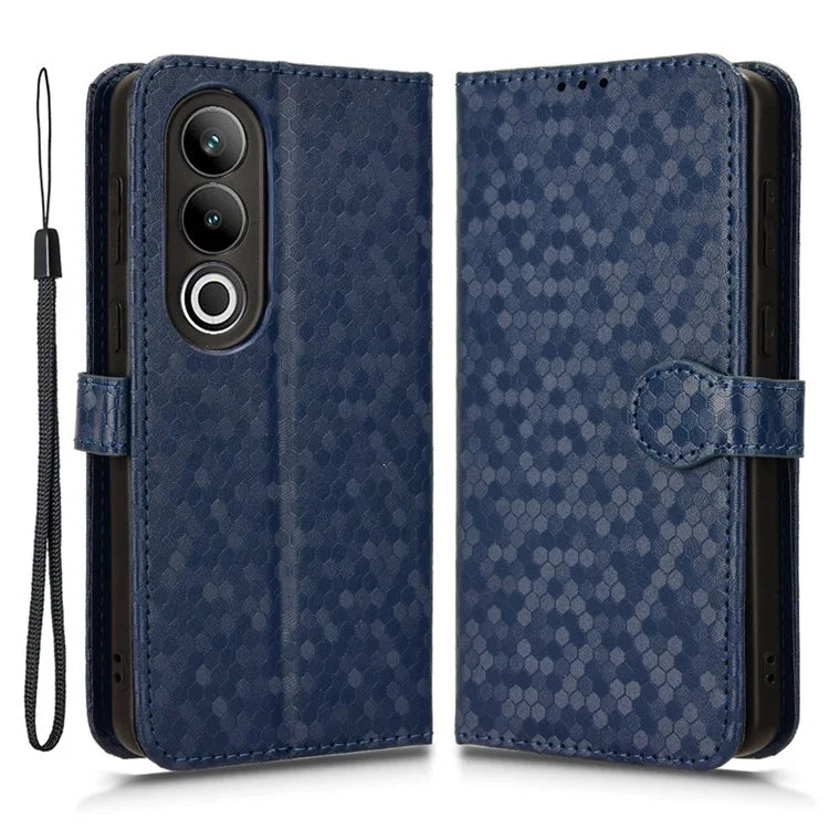 For OnePlus Ace 3V 5G Case Card Holder Dots Pattern Magnetic Phone Cover