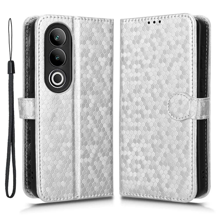 For OnePlus Ace 3V 5G Case Card Holder Dots Pattern Magnetic Phone Cover