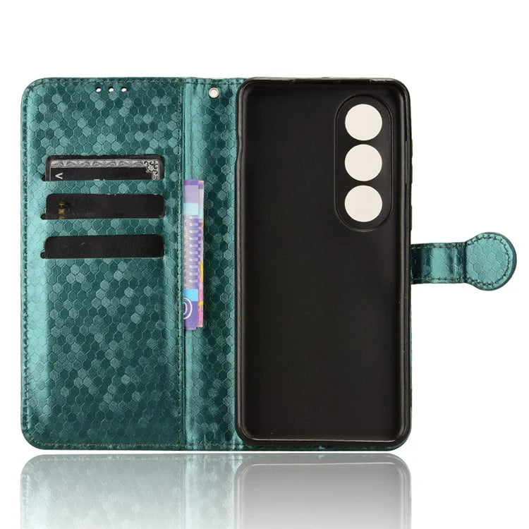For OnePlus Ace 3V 5G Case Card Holder Dots Pattern Magnetic Phone Cover