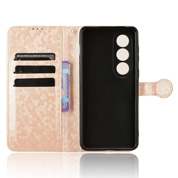 For OnePlus Ace 3V 5G Case Card Holder Dots Pattern Magnetic Phone Cover