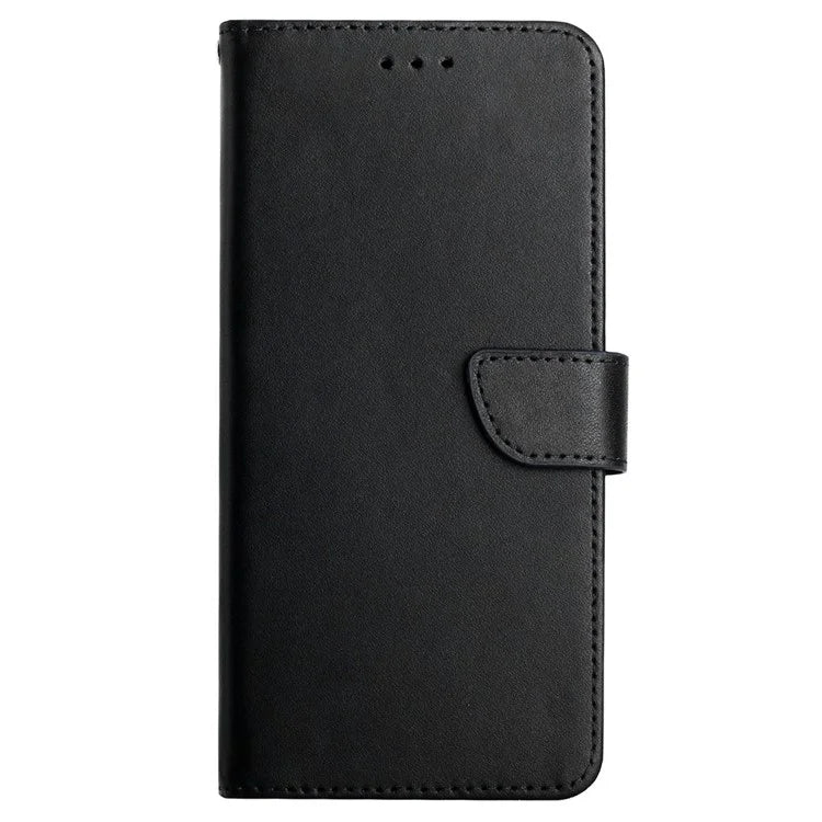 HT02 For Oppo A60 4G Case Nappa Textured Genuine Cow Leather+TPU Wallet Phone Cover
