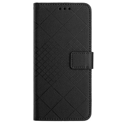HT06 For Oppo A60 4G Case PU Leather Rhombus Pattern Stand Function Phone Cover