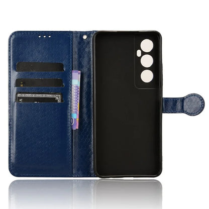 For Realme C65 4G Magnetic Case Dots Imprinted Bump Proof Phone With Stand Cover