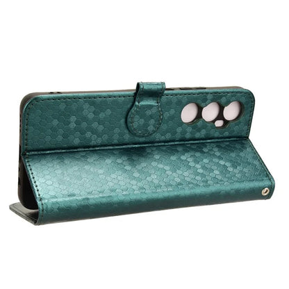 For Realme C65 4G Magnetic Case Dots Imprinted Bump Proof Phone With Stand Cover