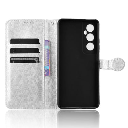 For Realme C65 4G Magnetic Case Dots Imprinted Bump Proof Phone With Stand Cover
