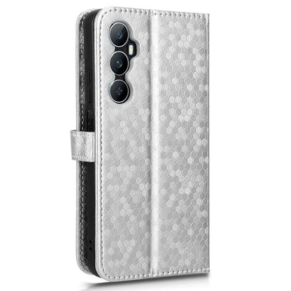 For Realme C65 4G Magnetic Case Dots Imprinted Bump Proof Phone With Stand Cover