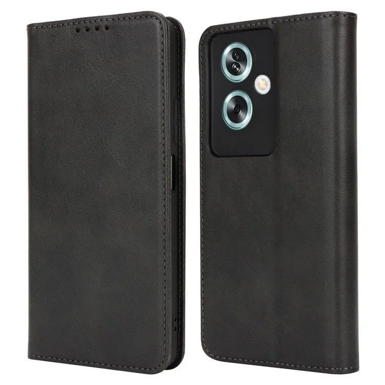 For Oppo A79 5G / A2 5G Case PU Leather Magnetic Closure Protective Phone Cover