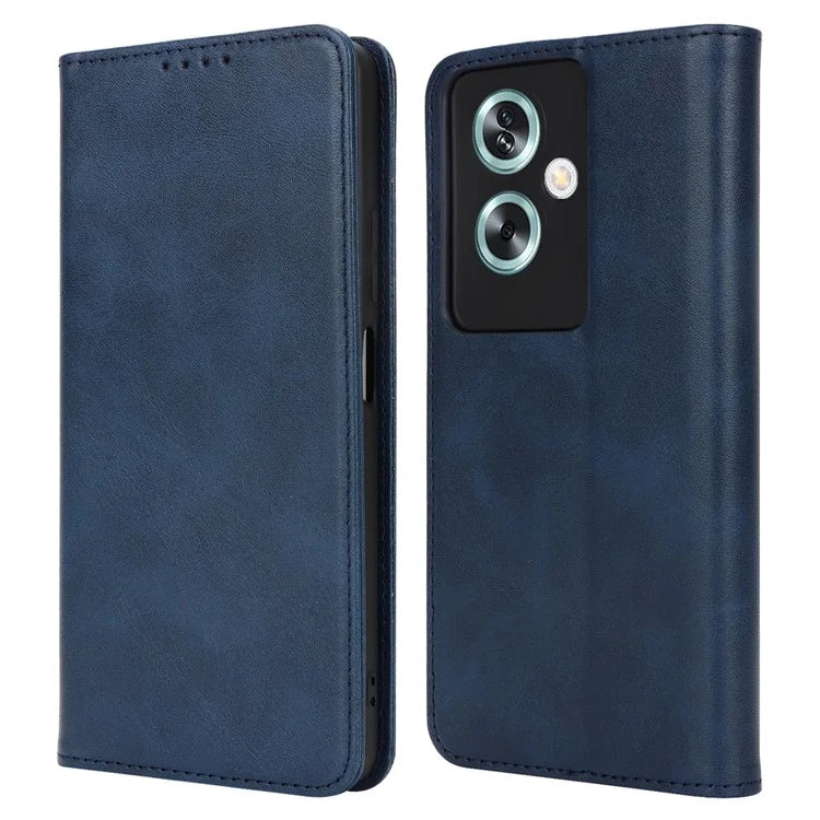 For Oppo A79 5G / A2 5G Case PU Leather Magnetic Closure Protective Phone Cover