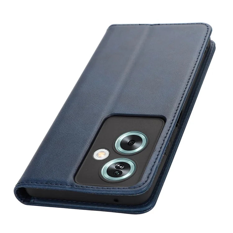 For Oppo A79 5G / A2 5G Case PU Leather Magnetic Closure Protective Phone Cover