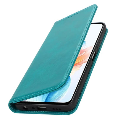 For Oppo A79 5G / A2 5G Case PU Leather Magnetic Closure Protective Phone Cover