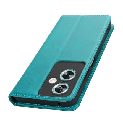 For Oppo A79 5G / A2 5G Case PU Leather Magnetic Closure Protective Phone Cover