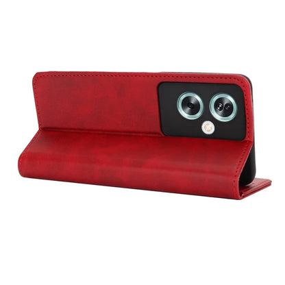 For Oppo A79 5G / A2 5G Case PU Leather Magnetic Closure Protective Phone Cover