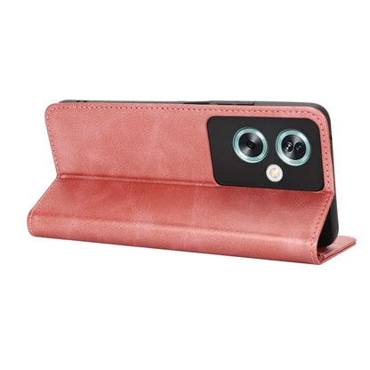 For Oppo A79 5G / A2 5G Case PU Leather Magnetic Closure Protective Phone Cover