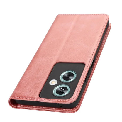 For Oppo A79 5G / A2 5G Case PU Leather Magnetic Closure Protective Phone Cover