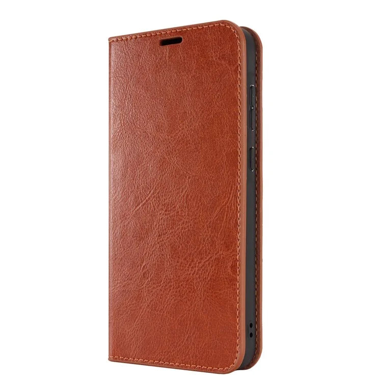 For Samsung Galaxy A35 5G Case Crazy Horse Texture Split Leather Stand Phone Cover