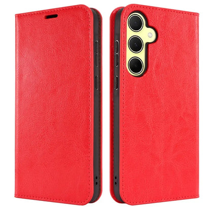 For Samsung Galaxy A35 5G Case Crazy Horse Texture Split Leather Stand Phone Cover