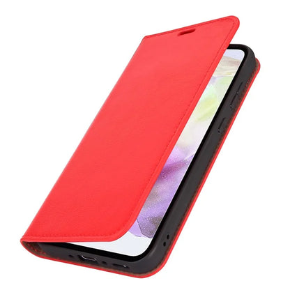 For Samsung Galaxy A35 5G Case Crazy Horse Texture Split Leather Stand Phone Cover