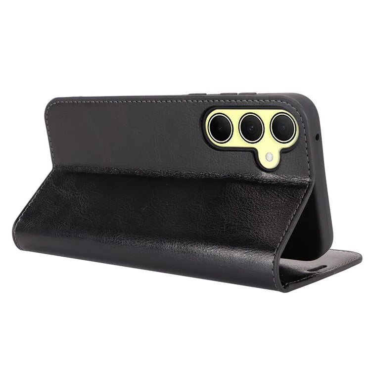 For Samsung Galaxy A35 5G Case Crazy Horse Texture Split Leather Stand Phone Cover