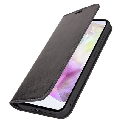 For Samsung Galaxy A35 5G Case Crazy Horse Texture Split Leather Stand Phone Cover