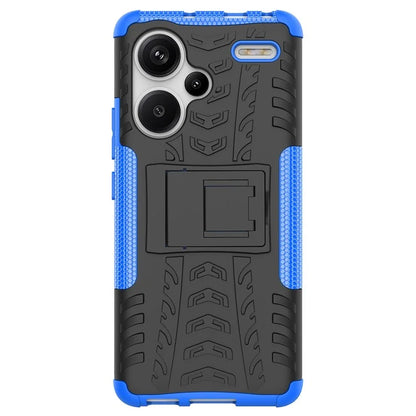 For Xiaomi Redmi Note 13 Pro+ 5G Case Tyre Pattern Design PC+TPU Phone Cover with Kickstand