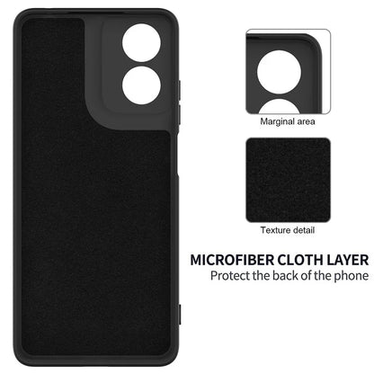 For Motorola Moto G04s 4G / G04 4G Case Liquid Silicone Scratch-proof Protective Shell with Handy Strap