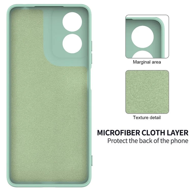 For Motorola Moto G04s 4G / G04 4G Case Liquid Silicone Scratch-proof Protective Shell with Handy Strap