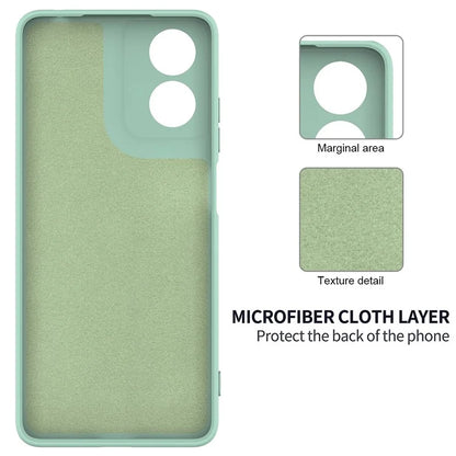 For Motorola Moto G04s 4G / G04 4G Case Liquid Silicone Scratch-proof Protective Shell with Handy Strap