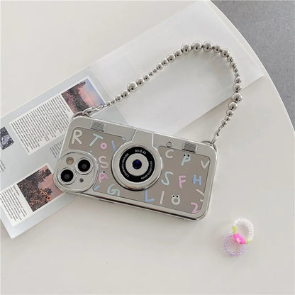 For iPhone 14 Electroplating Cases Soft TPU Phone Shell English Letter Printing