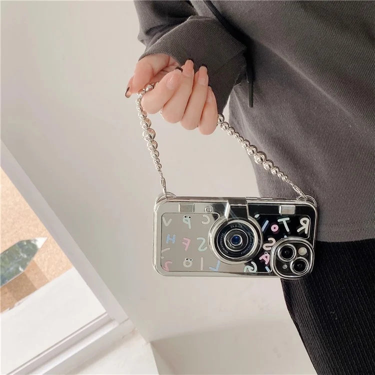 For iPhone 14 Electroplating Cases Soft TPU Phone Shell English Letter Printing