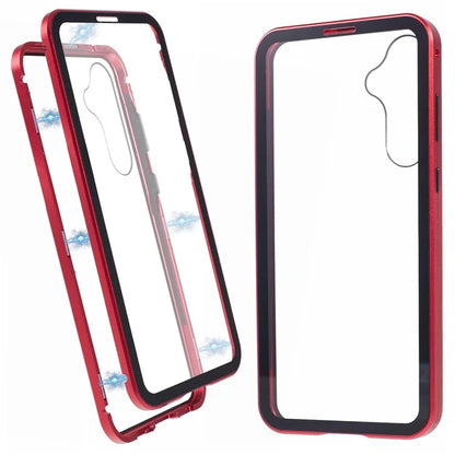 For Samsung Galaxy A15 5G Case Double Sided HD Tempered Glass Phone Shell Magnetic Full Protection Phone Cover