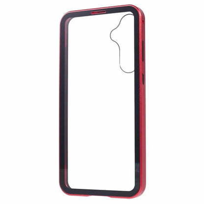For Samsung Galaxy A15 5G Case Double Sided HD Tempered Glass Phone Shell Magnetic Full Protection Phone Cover