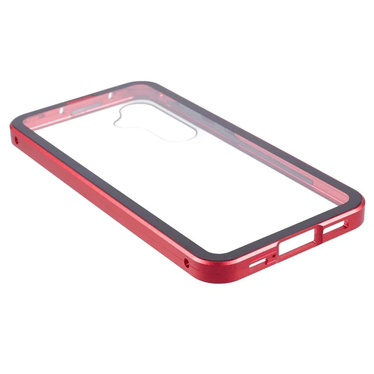 For Samsung Galaxy A15 5G Case Double Sided HD Tempered Glass Phone Shell Magnetic Full Protection Phone Cover