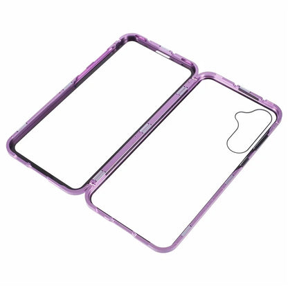 For Samsung Galaxy A15 5G Case Double Sided HD Tempered Glass Phone Shell Magnetic Full Protection Phone Cover