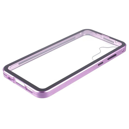 For Samsung Galaxy A15 5G Case Double Sided HD Tempered Glass Phone Shell Magnetic Full Protection Phone Cover